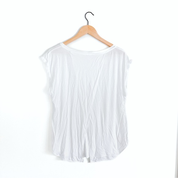 Aritzia Wilfred Anvers T-Shirt Bright White - Size Small - Picture 2 of 6